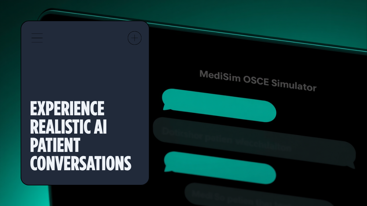 MediSim OSCE Simulator — experience realistic AI patient conversations